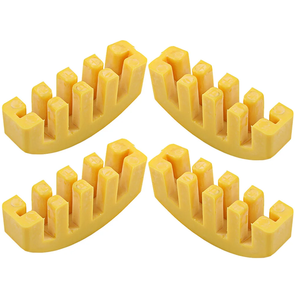 

4 Pcs Violin Mute Practical Instrument Parts Rubber Practice for Accessories Supplies Mutes