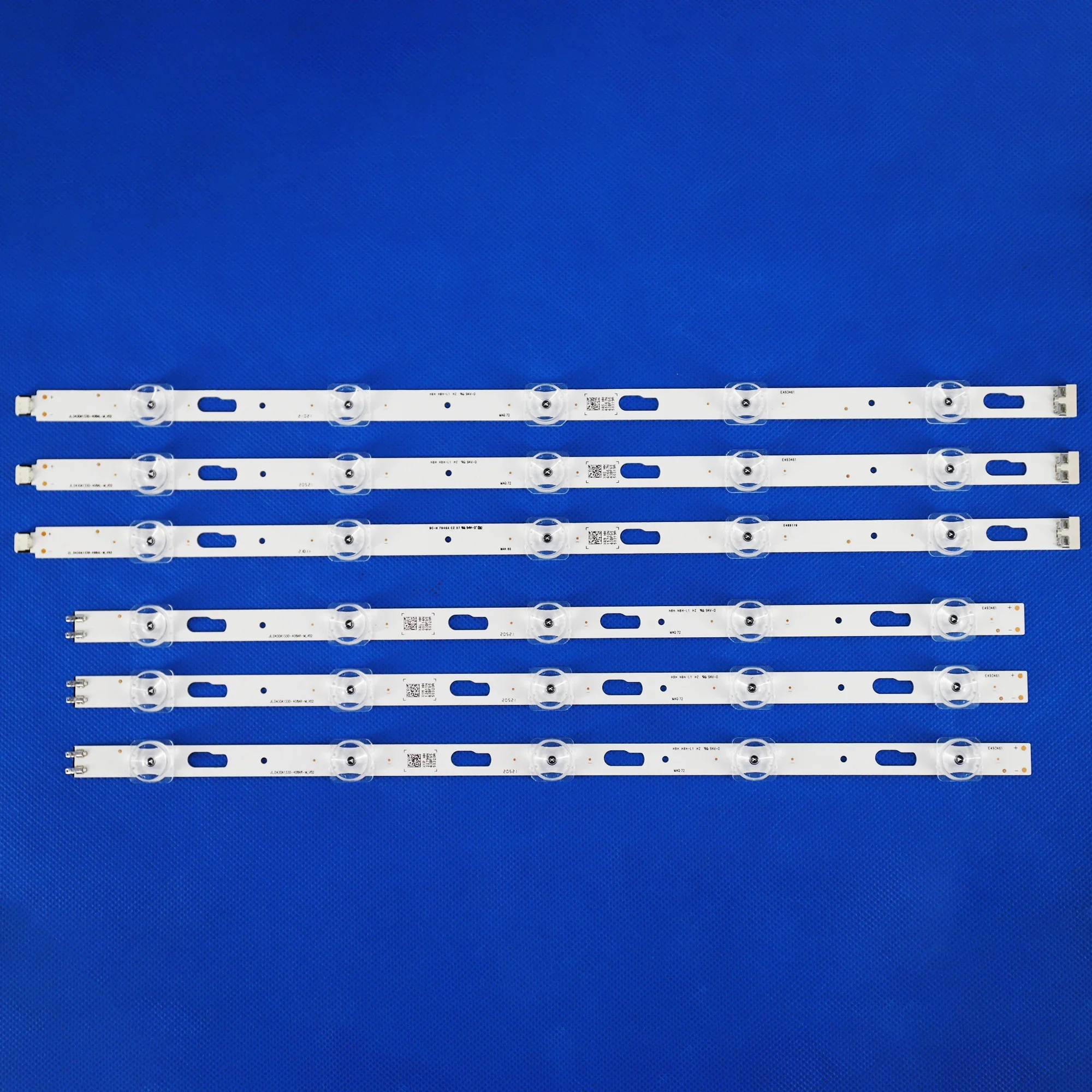 1set=6pcs LED bar For Samsung UE43TU7000 UE43TU8000 UA43TU7000 UA43TU8000 JL.D430A1330-408AR 408AL-M_V02 CY-GT043HGAY1V