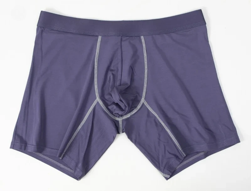 Modal Bugle Boxy Underwear for Men Sexy U Convex Pouch Boxer Briefs Casual Daily Wear Mid-Waist Comfort Breathable Sports Trunks