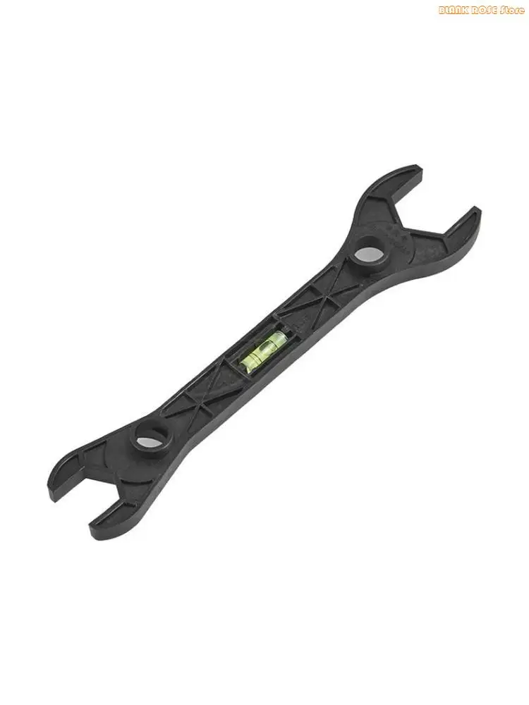 K1AE Multifunctional Dual Headed Wrench Fine Workmanship for w/ Spirit Level Manual Tool Plumbing Tools Tap Spanner Repair To
