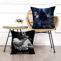 Rapper K-King Cool V-Von Personalized Picture Text Home Decorative Pillows Household Gifts 45x45cm