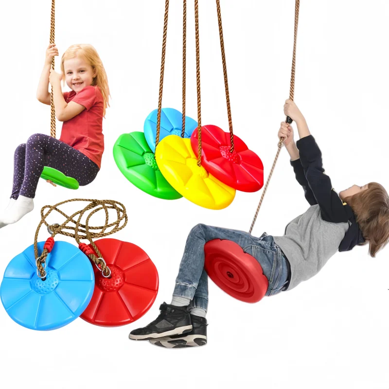 children's-disc-swing-kid-indoor-and-outdoor-sports-red-blue-thickened-octagonal-petal-swing-hanging-swing-toys-rocking-chair