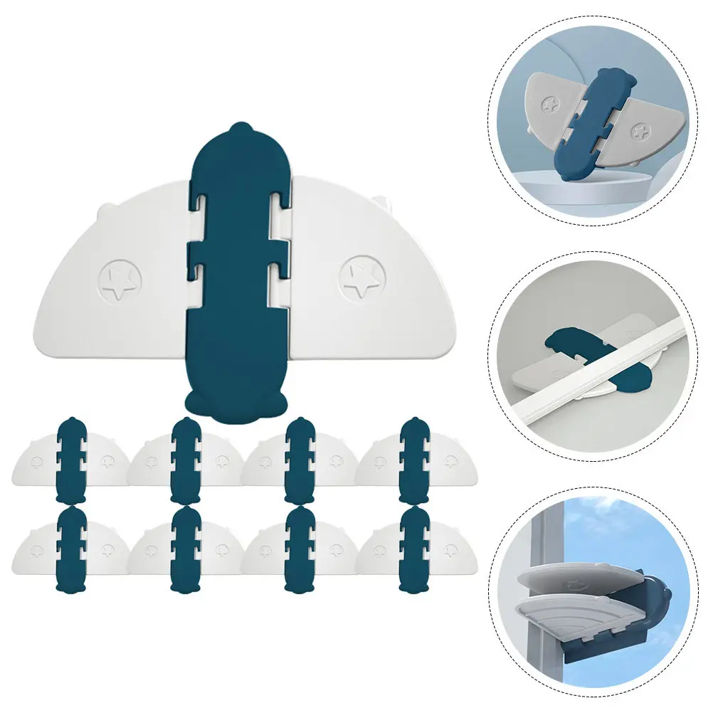 

Набор из 9 замков для раздвижных дверей, защитные замки для окон от детей, замки для стеклянных шкафов и ящиков, замки для раздвижных дверей