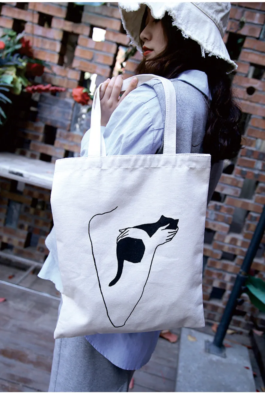 

2026 Large-capacity single-shoulder canvas bag with Korean-Japanese style, simple and cute summer handbag for girls