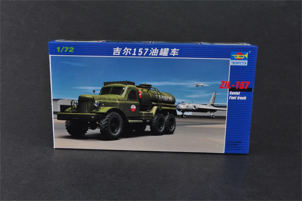 

Trumpeter масштаб 1/72 ZIL-157 советский топливный грузовик военная пластиковая модель в сборе # 01102