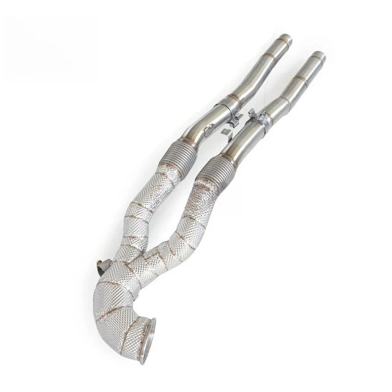 

Downpipe Exhaust for RS3/TTRS 2.5T 2017-2024 Stainless Steel Exhaust Pipe System Free Flow Pipes Reduce exhaust resistance