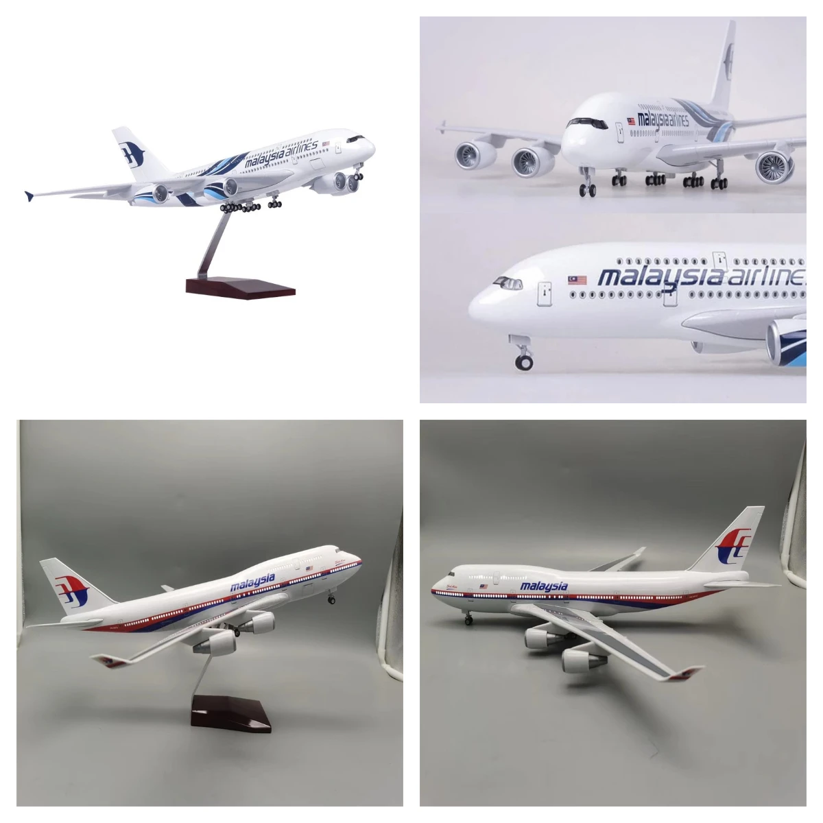 

Airbus A380 b747 Malaysia Airlines модель самолета масштаб 1:160 полимерная миниатюрная коллекция самолетов дисплей модель украшения