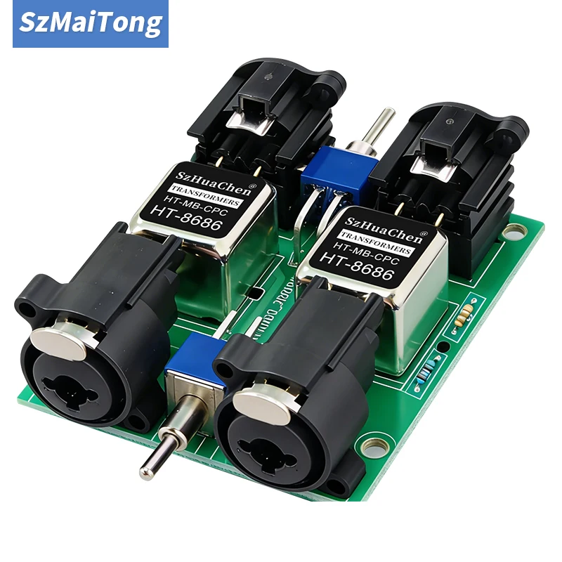 

Изолятор-фильтр шумов для аудио 6.35 XLR, подавитель помех для ПК, прочный, с разъемами «мама-папа», устраняет общее заземление