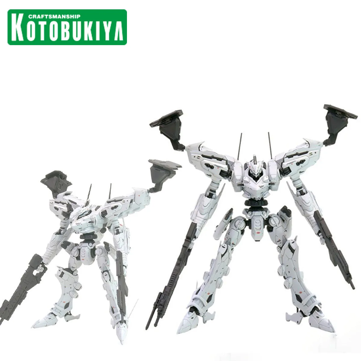 100% Original in Stock Kotobukiya Variable Infinity Lineark White-glint & V.O.B Set Armored Core White Glint Collection Series