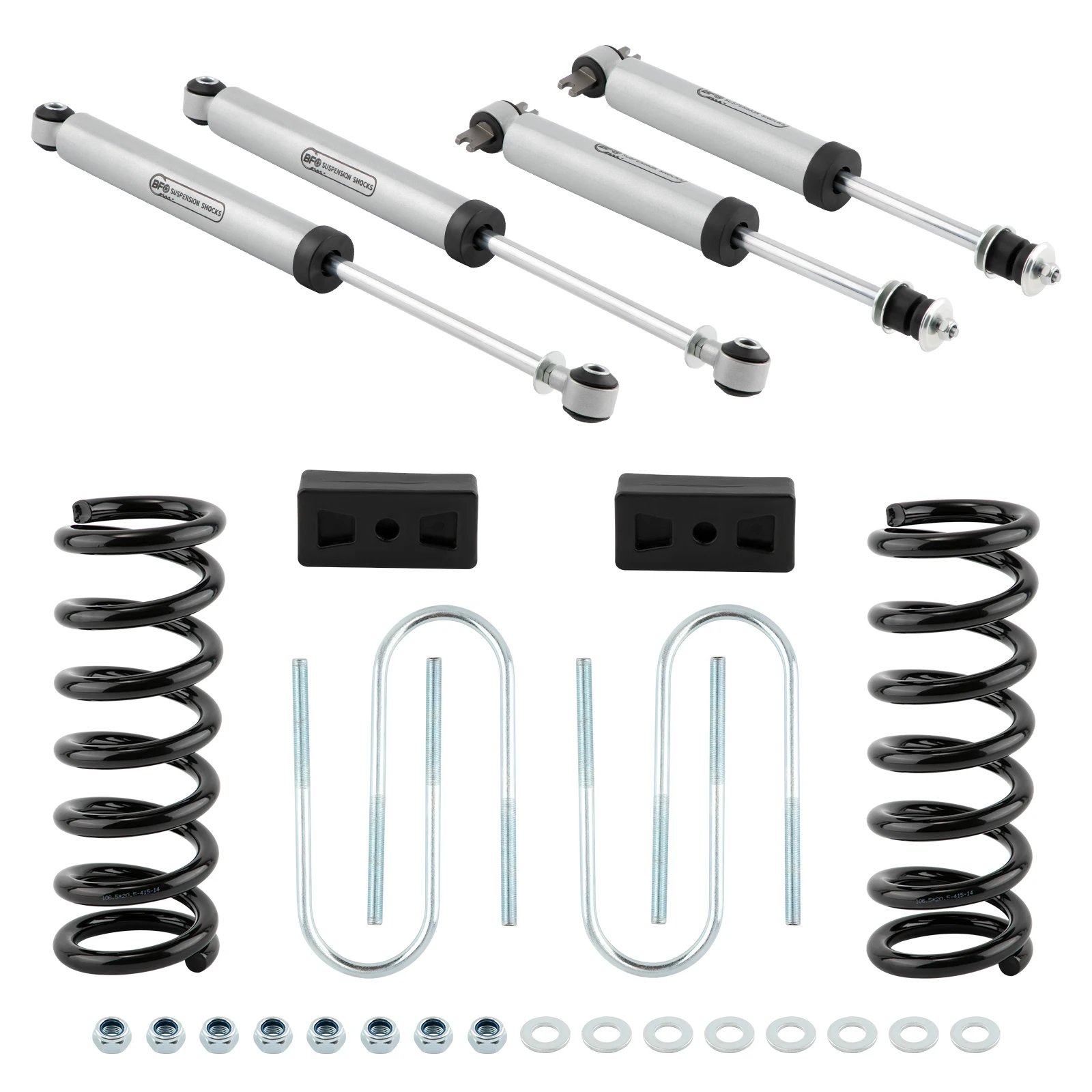 3 inch Lift Kit Coil Springs & Shocks For Dodge Ram 1500 2WD 2002-2005