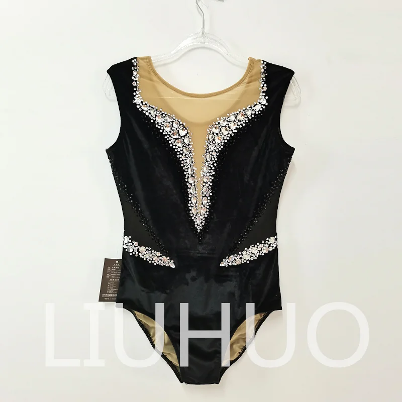 

LIUHUO Купальник для художественной гимнастики для соревнований по черлидингу для детей BD8082