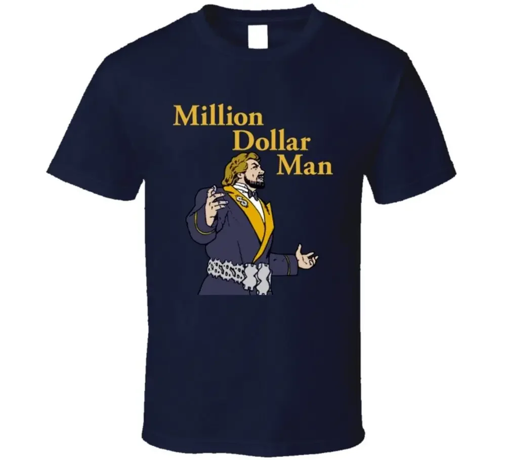 Million Dollar Man Ted Dibiase Retro Wrestling T ShirtHigh Quality 100%Cotton Short Sleeve