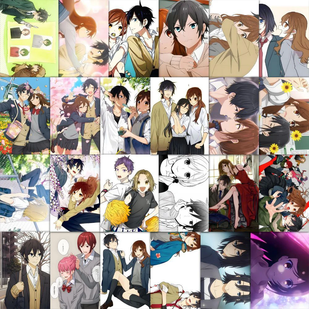 

10/30/59pcs Miyamura Izumi Hori Kyoko Cartoon Stickers Horimiya Anime Sticker Laptop Luggage Scrapbooking Phone Aesthetics Decal