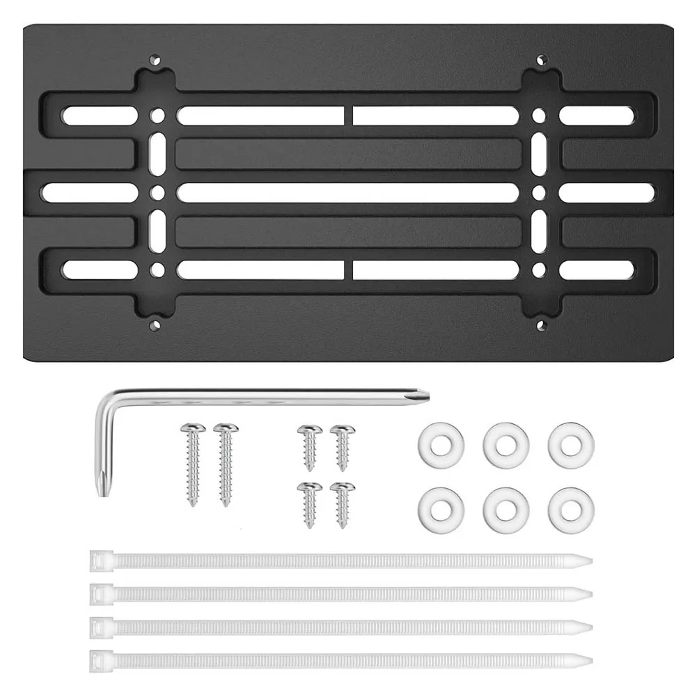 Easy Installation Wrench Kit Standard 6x12 License Plates UV Protection Premium License Plate Holder License Plate