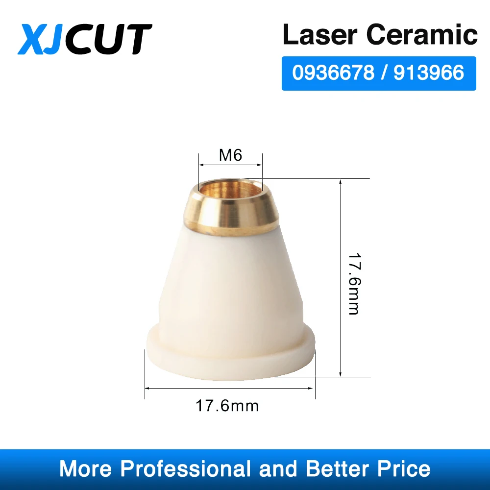 Imagem -02 - Xjcut-suporte Bicos Cerâmicos Modelo 3d Oem Compatível para Máquina de Corte a Laser de Fibra Trudisk 936678 0936678