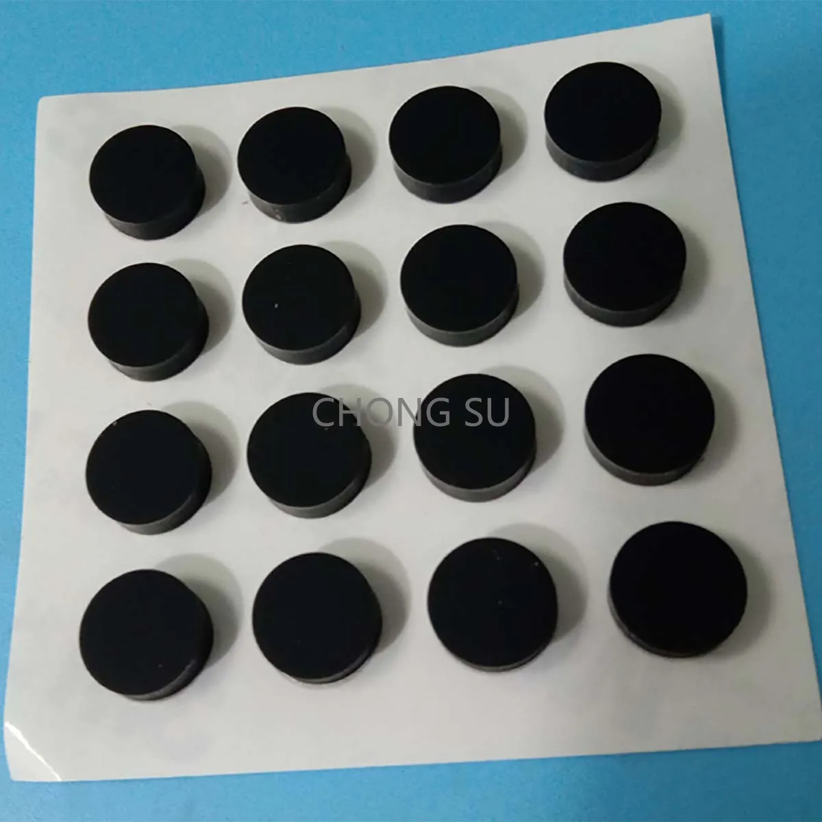 

8pcs 4.5-20mm Anti-slip Black Self Adhesive Round Silicone Rubber Feet Pad Laptops Keyboards Calculators Monitors Anti-skid Pads