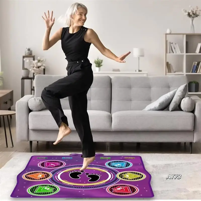

Electronic Dance Pad Dancing Mat Wireless BT Kids And Adults Family Music Game Mat Exercise & Games