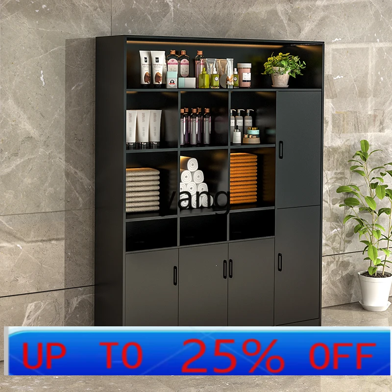 Lh Wooden Locker Barber Shop Product Cabinet Beauty Salon Yoga Studio Gym Locker
