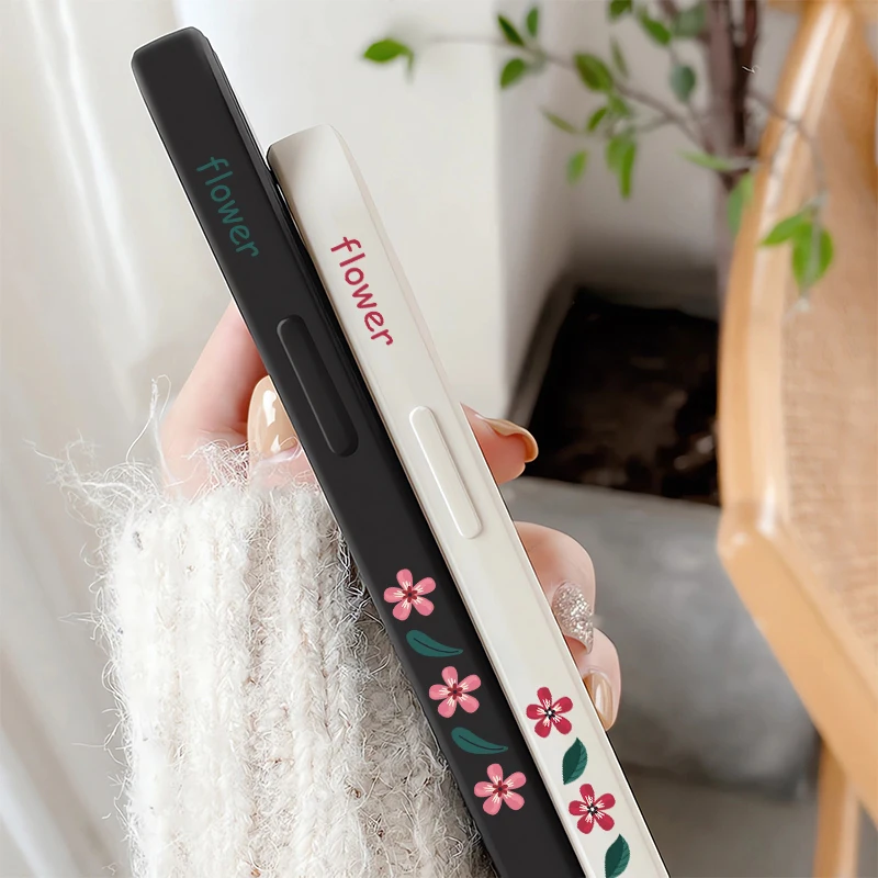 الفاخرة الأزهار نمط جراب هاتف ل Vivo V27E V27 V29E V50 V30 برو V23E V23 V25 V25E V21E V2O SE سيليكون ماتي لينة غطاء من البولي يوريثان