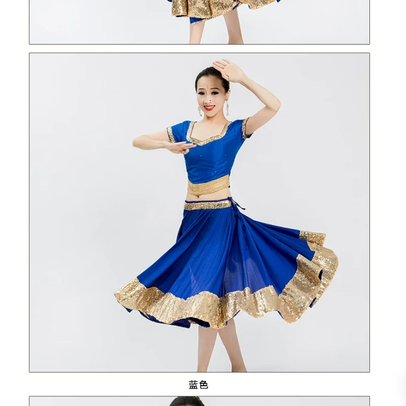 indian-dance-women's-phnom-penh-half-length-short-skirt-performance