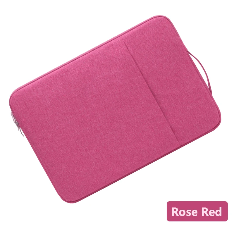 Cnaouey Tragbare Laptop-Hülle, weiche Abdeckung, 11, 12, 13, 14, 15, 15,6, 40,6 cm, für MacBook, Huawei, Xiaomi, HP, Dell, Lenovo, Laptop-Hülle, Handtasche 5