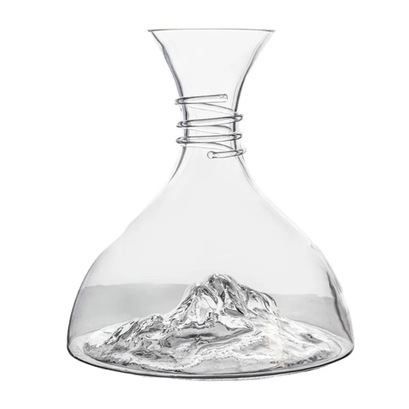 Imagem -05 - Decanter de Iceberg de Vidro de Cristal Decanter Criativo Rápido Decanter de Vinho de Luxo High End Household