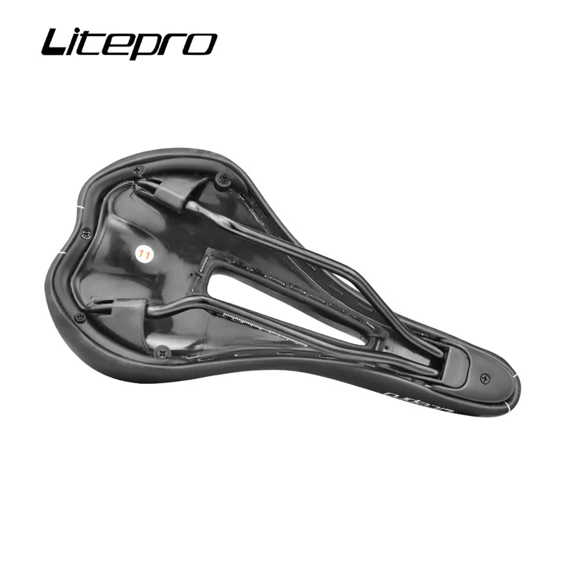 Litepro Folding Bike Saddle Cushion All-inclusive Leather Seat Cushion Mountain Road Bike Comfortable Non-slip Seat Cushion