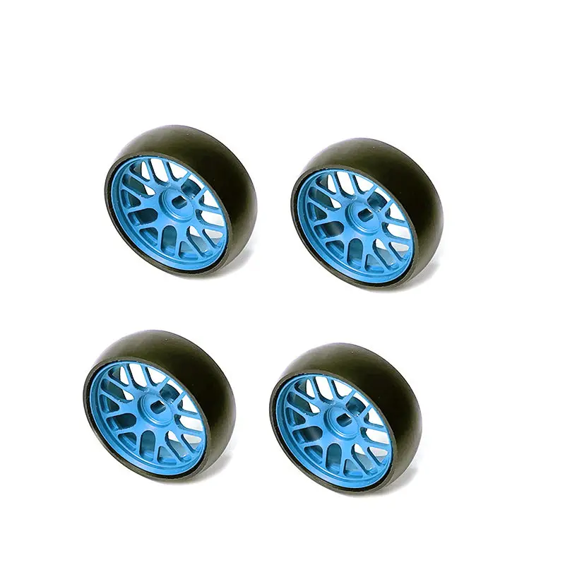 Slick Tire & Drift Wheel Rim for WLtoys K989 Kyosho Mini-Z 1/28 RC Car Upgrade Part26.5mm