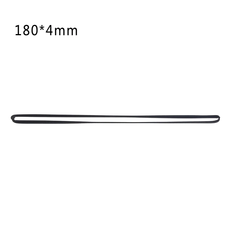 Correa giratoria reemplazada, reproductor de discos de goma para correa de transmisión plana, repetidor de CD-ROM de DVD Walkman, reemplazo de 4mm