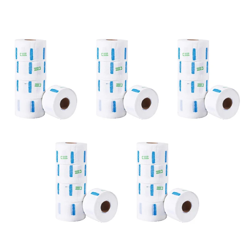 

【FITTING!】25 Neck Hair Cutting Collar Ruffles Strip Roll Paper Hygiene Salon Barber Dispose