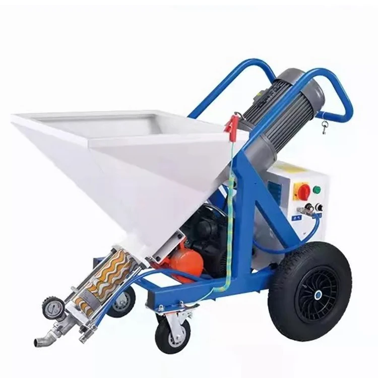 Screw Pump Cement Mortar Grouting Putty Plaster Texture Fireproof Sprayer