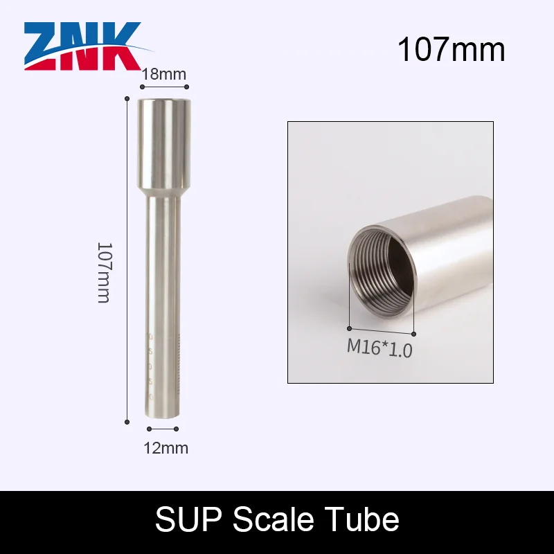 Tubo de escala de boquilla de soldadura manual ZNK para kits de conector de boquilla de cabezal de corte Mental láser de fibra SUP