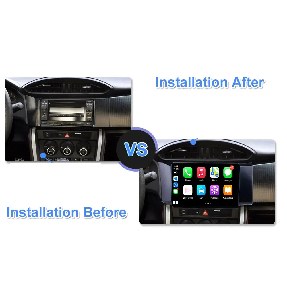 Carplay Android 14 For Subaru BRZ Scion FRS Toyota GT86 Car Radio Multimedia Stereo Video Player GPS Navigation tools