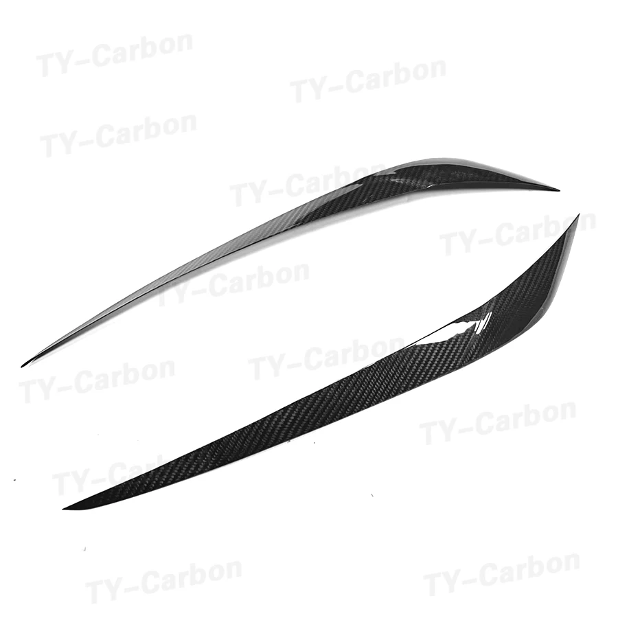 For BMW G80 M3 G82 G83 M4 G22 G23 Dry Carbon Fiber Car Eyelid Front Headlight Eyebrow Cover Eye Lid Trim Car Bodykit Accessories