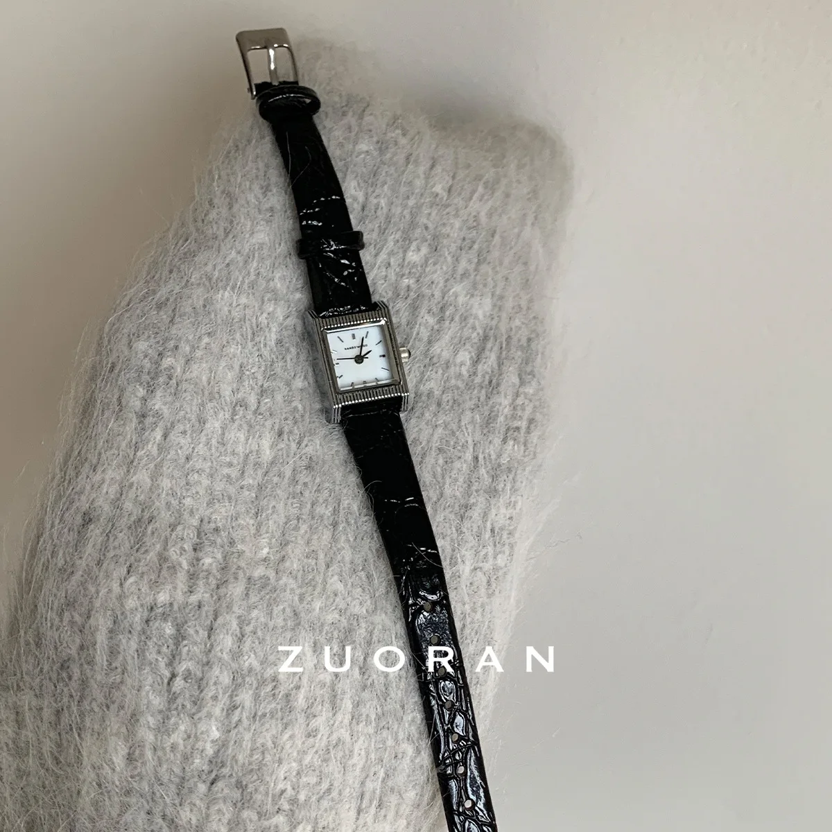 ساعة نسائية أنيقة، شكل مربع، كلاسيكية وأنيقة، ساعة يد نسائية متطورة، مثالية كهدية للنساء. #2