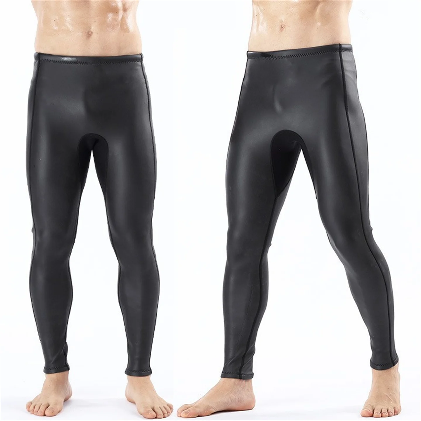 2MM CR Smooth Leather Diving Pants Men Women Separate Wetsuit Surfing Trousers Sailing Snorkeling Winter Thermal Swimming Trunks