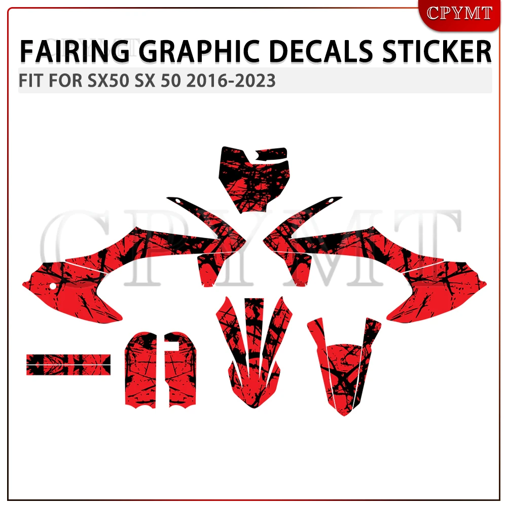 

Наклейки-графика для обтекателей мотоцикла Fit For SX50 SX 50 2016 2017 2018 2019 2020 2022 2023