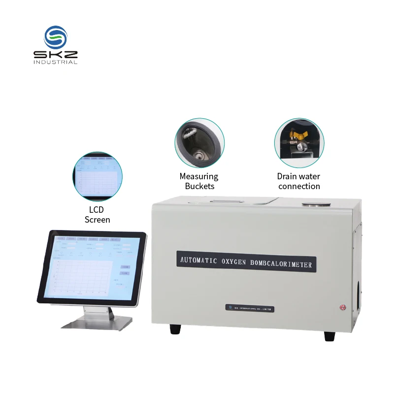XRY-1C Automatic Calorimeter  9000-11000J/K 0.0001℃ Balance Communication Data Sharing Function AC 220V±10% 50Hz; Power ≤ 0.2kWb