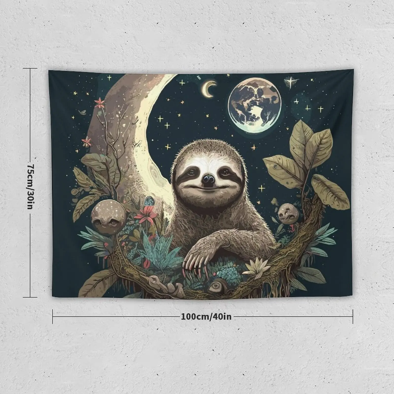 Goblincore Sloth Tapestry Bedroom Decorations Wall Decor Decoration Bedroom House Decor Tapestry