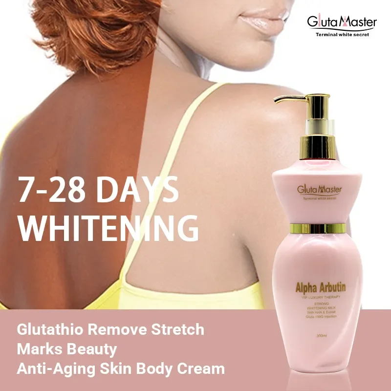 Gluta Master Brightening Lotion For Women, Alpha Arbutin Anti-Spot Removal Spots Beauty Whitening Anti-Aging Skin Body Cream