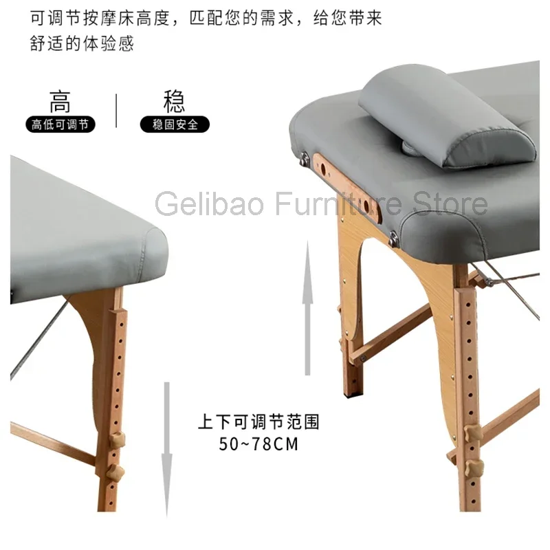 Rotating Medical Bed Lash Aesthetic Table Esthetician Portable Folding Stretcher Tattoo Chair Car Cosmetologist's Couch Esthetic