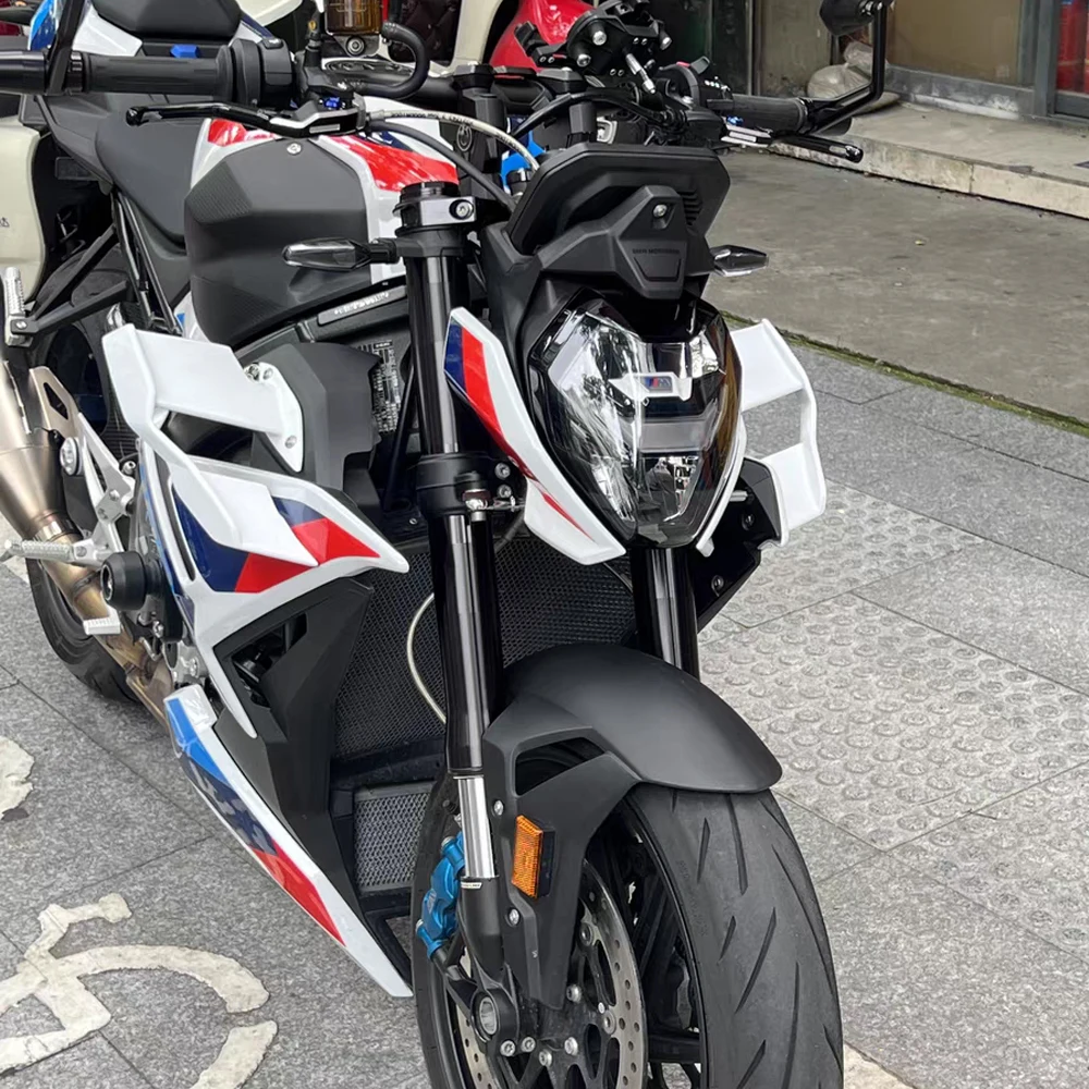 دراجة نارية وينجليت الجانب الجناح الجبهة الهوائية سبويلر هدية لسيارات BMW S1000R M1000R 2021 2022 2023 2024 S1000 R اكسسوارات جديد