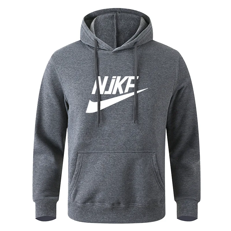 New men\'s and women\'s autumn and winter fleece hoodie jacket NjKF mother print foreign trade leisure sports hoodie trendy men\'s