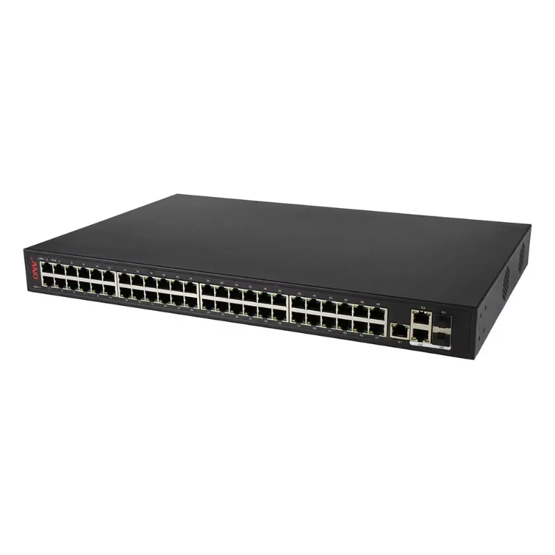 48*10/100M RJ45 Ports POE Switch with Gigabit Uplink Ports Network Switches for CCTV Security Outdoor Use