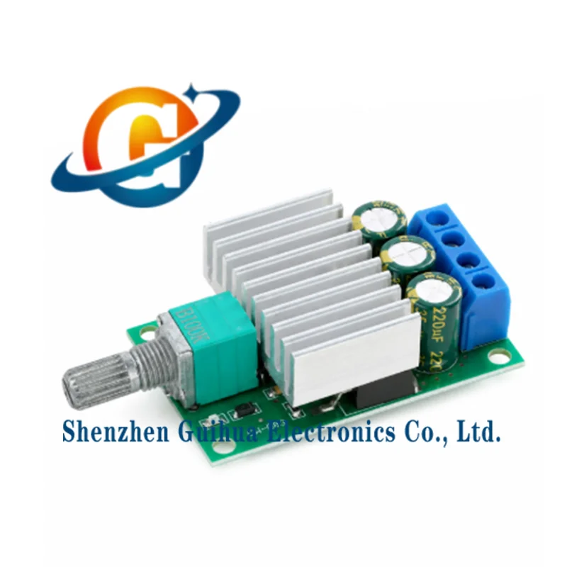 1pcs PWM DC motor speed regulator 12V24V10A high-power controller speed regulation and temperature control switch module