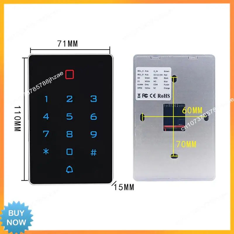 

A10R Smart Touch Password Lock Independent Access Control System Controller ID Card Swipe Button Unlocking Machine