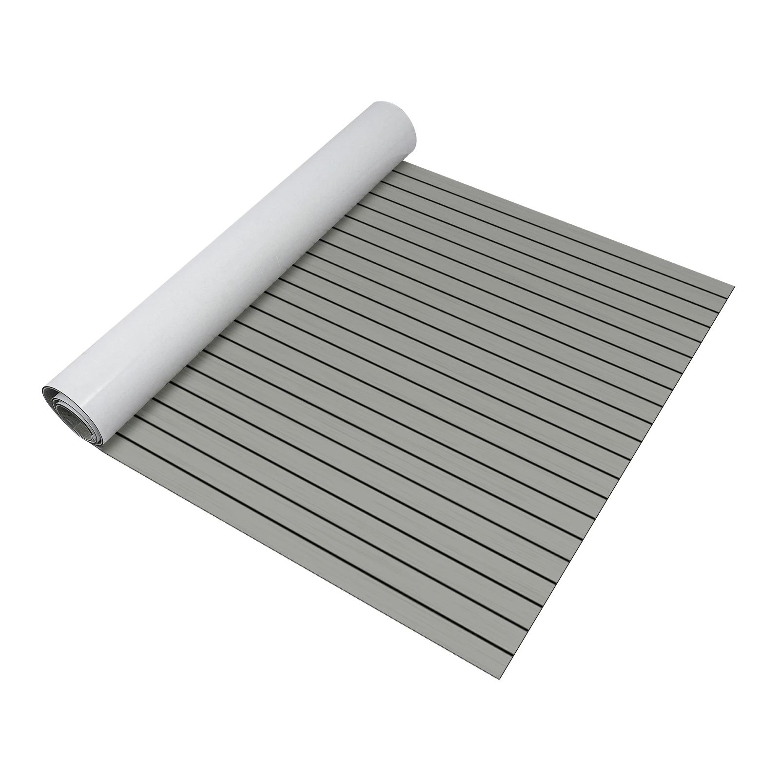 حصيرة سطح القارب غير القابلة للانزلاق من مادة EVA، مقاس 94 × 47 بوصة، مقاومة للماء والأشعة فوق البنفسجية، حصيرة أرضية قارب EVA مع دعم لاصق