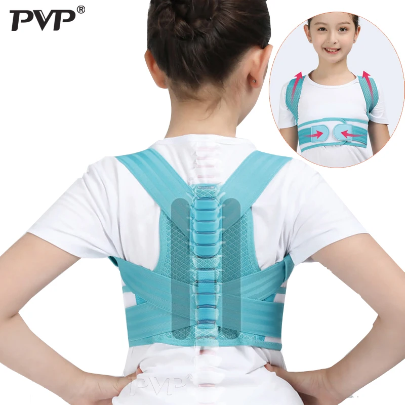 Children Back Posture Corrector Orthopedic Corset Shoulder Lumbar Wasit Support Correction For Kids Teens Straighten Upper Belt