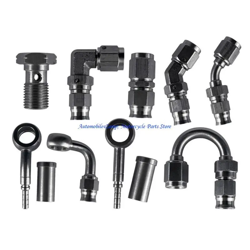 H7BD For Car Auto Motorcycle Brake Hose Ends Car Fitting Oil Hose End Adaptor