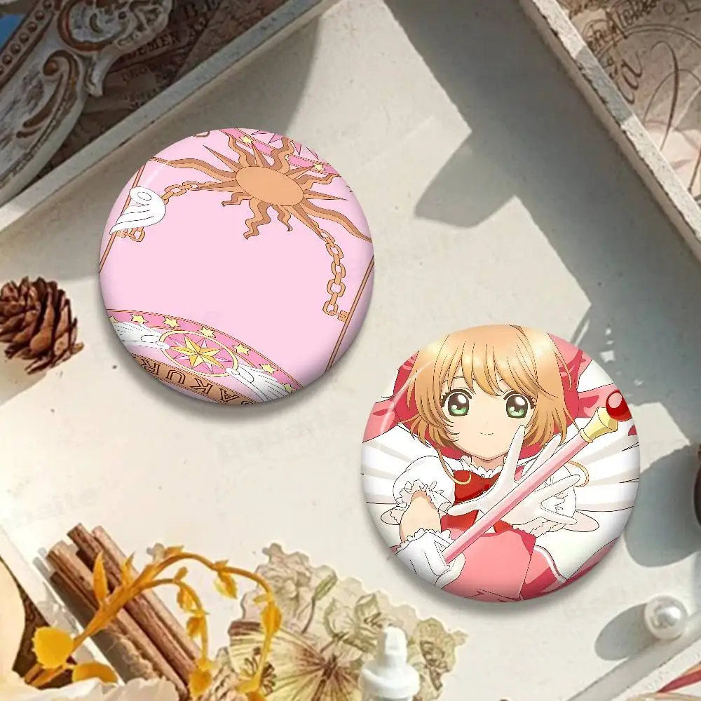 Cardcaptor Anime Sakura 32/44/58MM Customizable Button Pins Cute Funny Creative Badge Jewelry Decor Gifts for Friends